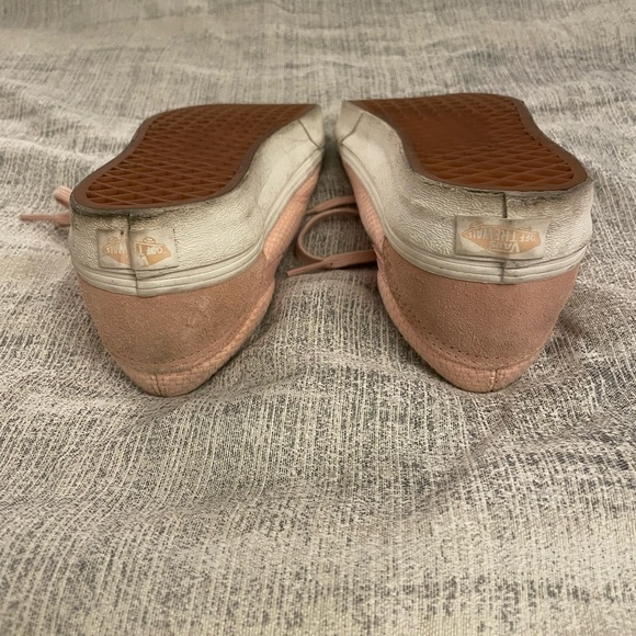 Women’s pink suede vans - Picture 5 of 7